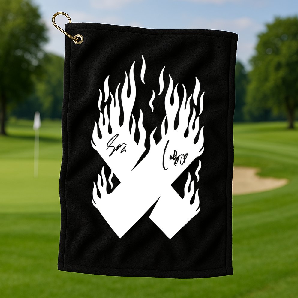 Autographed X Flames Golf Towel