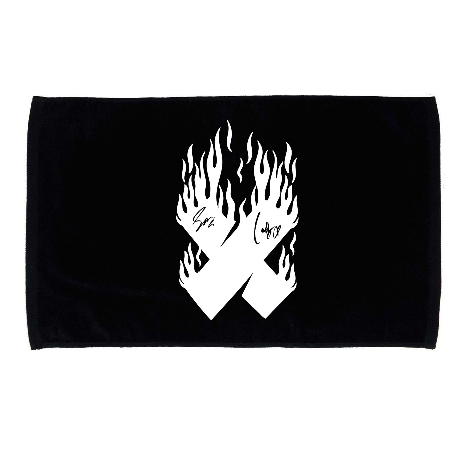 Autographed X Flames Microfiber Hand Towel