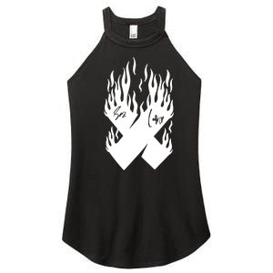 Autographed X Flames Women's Perfect Tri Rocker Tank