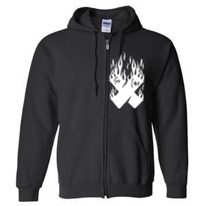 Autographed X Flames Full Zip Hoodie