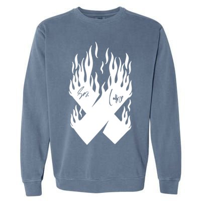 Autographed X Flames Garment-Dyed Sweatshirt