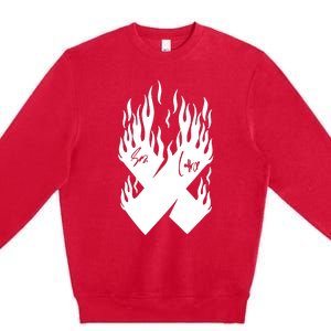 Autographed X Flames Premium Crewneck Sweatshirt