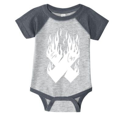 Autographed X Flames Infant Baby Jersey Bodysuit