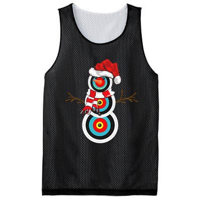 Archery Xmas Gift Santa Hat Snowman Archery Christmas  Mesh Reversible Basketball Jersey Tank