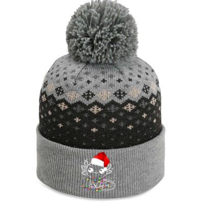 Axolotl Xmas Hat Santa Tree Cute Funny Christmas Pajama The Baniff Cuffed Pom Beanie