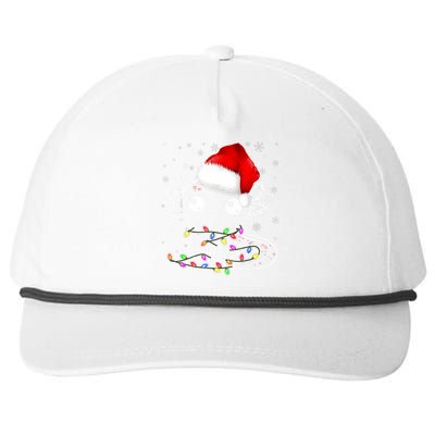 Axolotl Xmas Hat Santa Tree Cute Funny Christmas Pajama Snapback Five-Panel Rope Hat