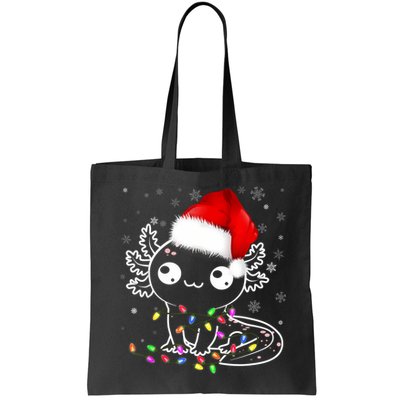 Axolotl Xmas Hat Santa Tree Cute Funny Christmas Pajama Bag