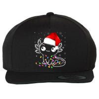 Axolotl Xmas Hat Santa Tree Cute Funny Christmas Pajama Wool Snapback Cap