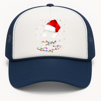 Axolotl Xmas Hat Santa Tree Cute Funny Christmas Pajama Trucker Hat