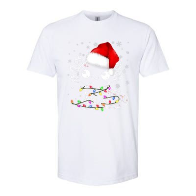 Axolotl Xmas Hat Santa Tree Cute Funny Christmas Pajama Softstyle CVC T-Shirt