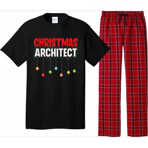 Architect Xmas Holiday Architectural Engineer Christmas Pajama Set