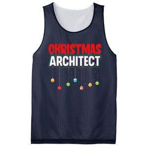 Architect Xmas Holiday Architectural Engineer Christmas Mesh Reversible Basketball Jersey Tank