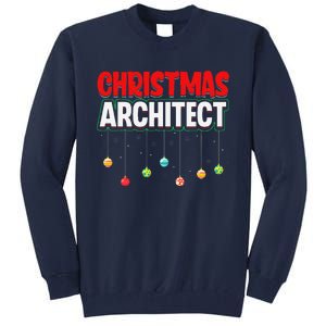 Architect Xmas Holiday Architectural Engineer Christmas Tall Sweatshirt