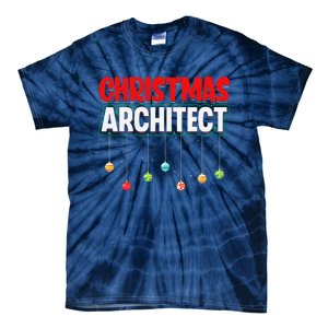 Architect Xmas Holiday Architectural Engineer Christmas Tie-Dye T-Shirt