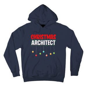 Architect Xmas Holiday Architectural Engineer Christmas Tall Hoodie