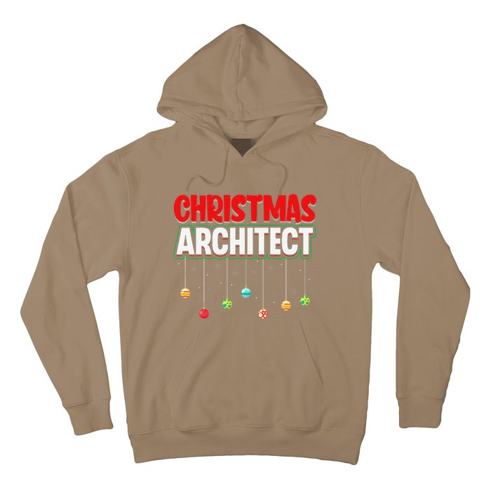 Architect Xmas Holiday Architectural Engineer Christmas Hoodie