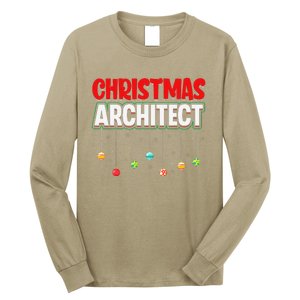 Architect Xmas Holiday Architectural Engineer Christmas Long Sleeve Shirt