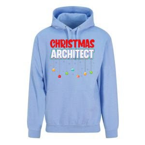 Architect Xmas Holiday Architectural Engineer Christmas Unisex Surf Hoodie