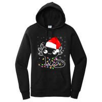 Axolotl Xmas Hat Santa Tree Cute Funny Christmas Pajama Women's Pullover Hoodie