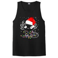 Axolotl Xmas Hat Santa Tree Cute Funny Christmas Pajama PosiCharge Competitor Tank