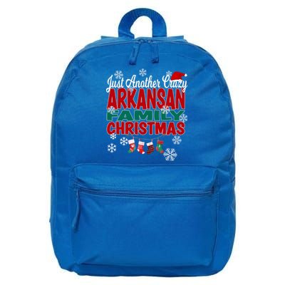 Arkansas Xmas Just Another Crazy Arkansan Family Christmas Cool Gift 16 in Basic Backpack
