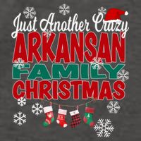 Arkansas Xmas Just Another Crazy Arkansan Family Christmas Cool Gift Vector Backpack