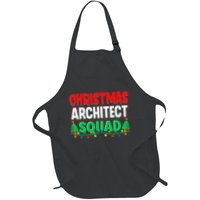 Architect Xmas Lights Tree Architectural Engineer Christmas Full-Length Apron With Pockets