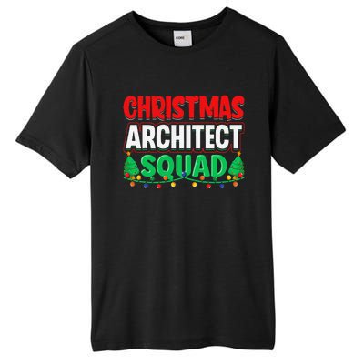 Architect Xmas Lights Tree Architectural Engineer Christmas Tall Fusion ChromaSoft Performance T-Shirt