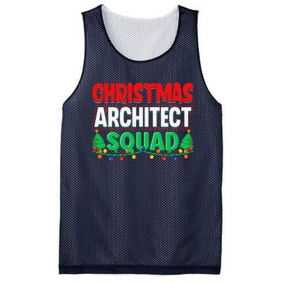 Architect Xmas Lights Tree Architectural Engineer Christmas Mesh Reversible Basketball Jersey Tank