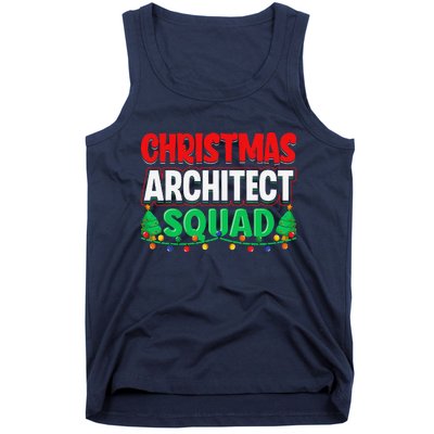 Architect Xmas Lights Tree Architectural Engineer Christmas Tank Top