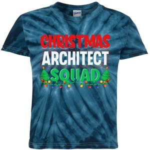 Architect Xmas Lights Tree Architectural Engineer Christmas Kids Tie-Dye T-Shirt