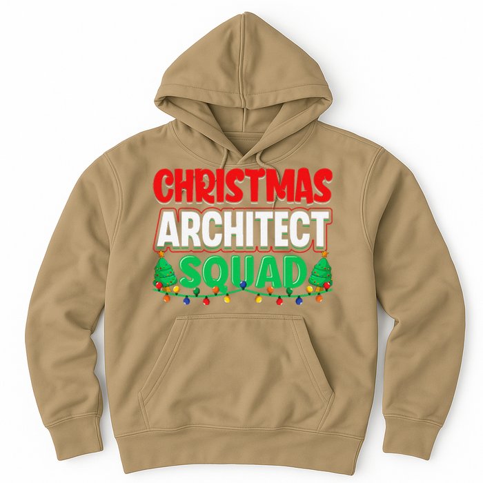 Architect Xmas Lights Tree Architectural Engineer Christmas Hoodie