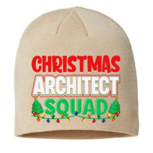 Architect Xmas Lights Tree Architectural Engineer Christmas Sustainable Beanie