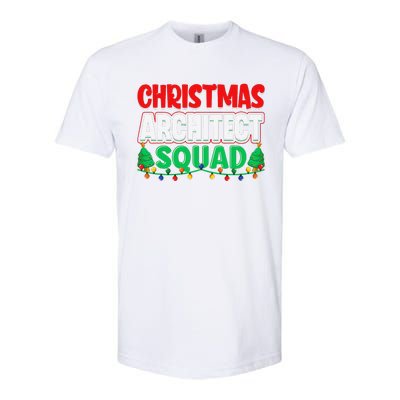 Architect Xmas Lights Tree Architectural Engineer Christmas Softstyle CVC T-Shirt