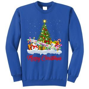 Airplane Xmas Tree Lighting Santa Airplane Christmas Great Gift Sweatshirt