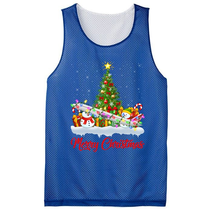 Airplane Xmas Tree Lighting Santa Airplane Christmas Great Gift Mesh Reversible Basketball Jersey Tank