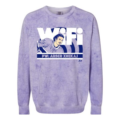 Arber Xhekaj Wifi Montreal Hockey Colorblast Crewneck Sweatshirt