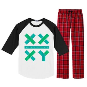 Athletics Xx Xy Raglan Sleeve Pajama Set