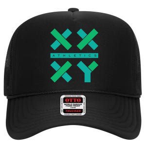 Athletics Xx Xy High Crown Mesh Back Trucker Hat