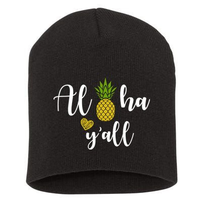Aloha Y'all Short Acrylic Beanie