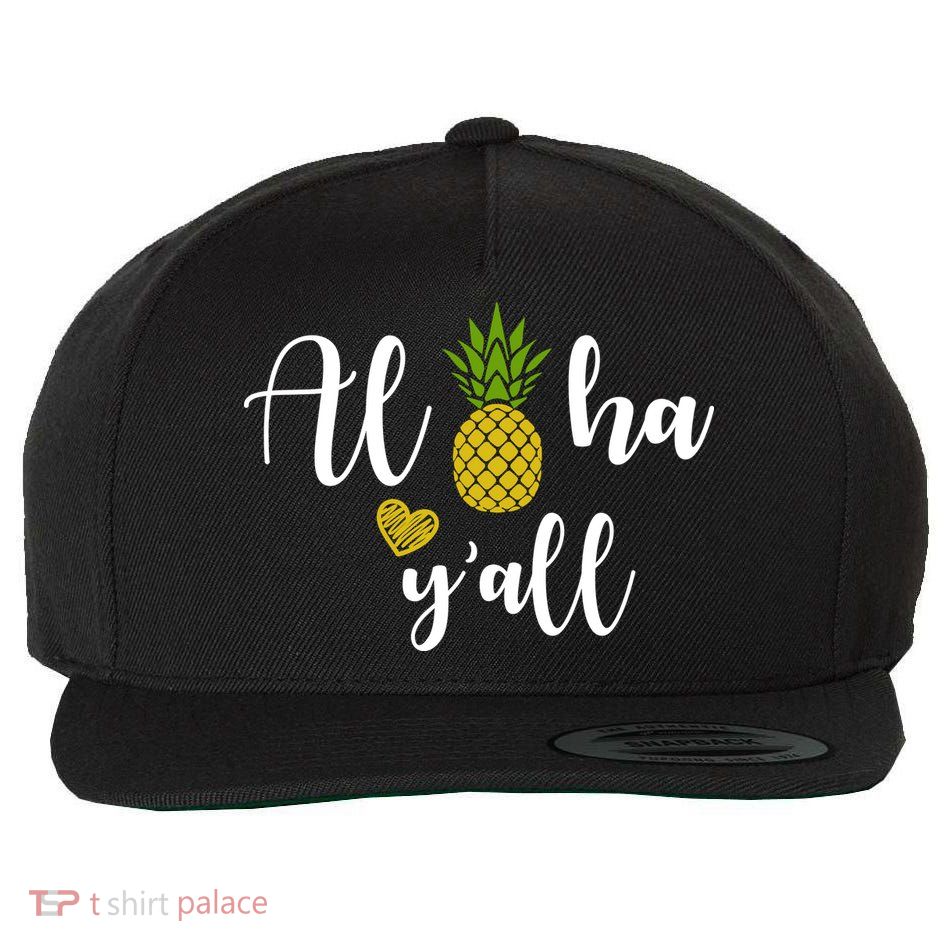 Aloha Y'all Wool Snapback Cap