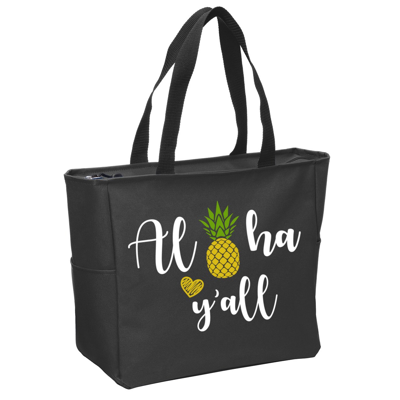 Aloha Y'all Zip Tote Bag