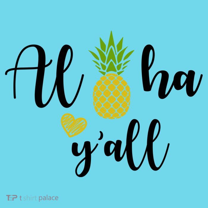 Aloha Y'all Button