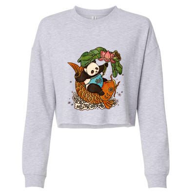 Abundance Year After Year Cropped Pullover Crew