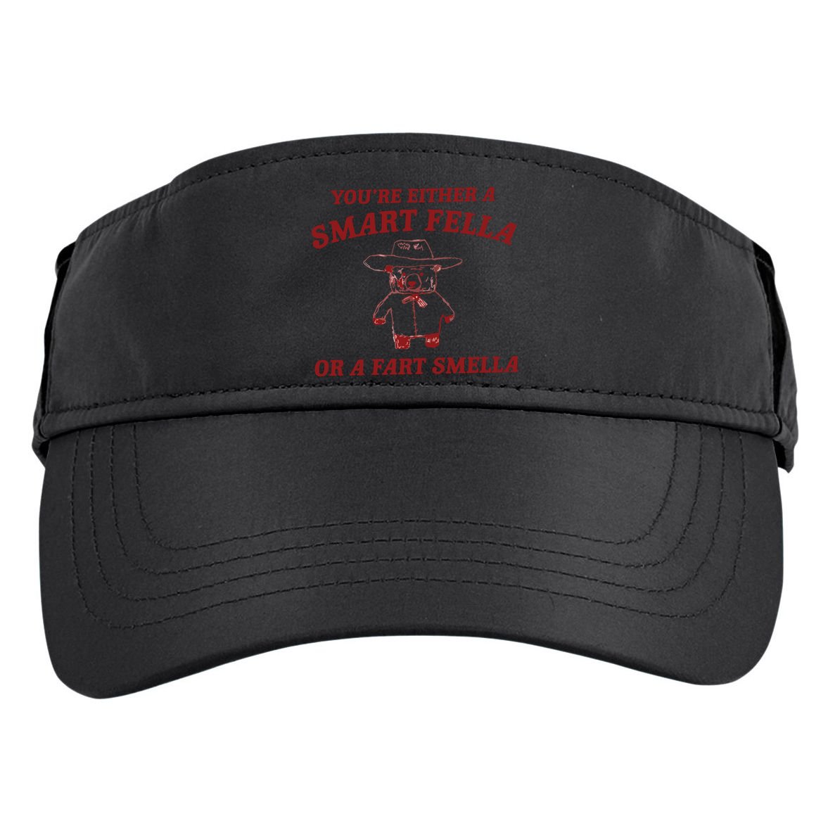 Are You A Smart Fella Or Fart Smella Adult Drive Performance Visor