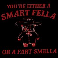 Are You A Smart Fella Or Fart Smella 16 in Basic Backpack