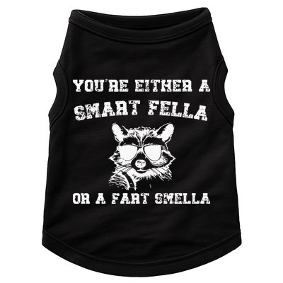 Are You A Smart Fella Or Fart Smella Retro Cartoon Doggie Tank