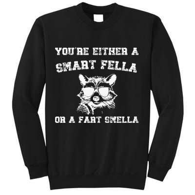 Are You A Smart Fella Or Fart Smella Retro Cartoon Sweatshirt