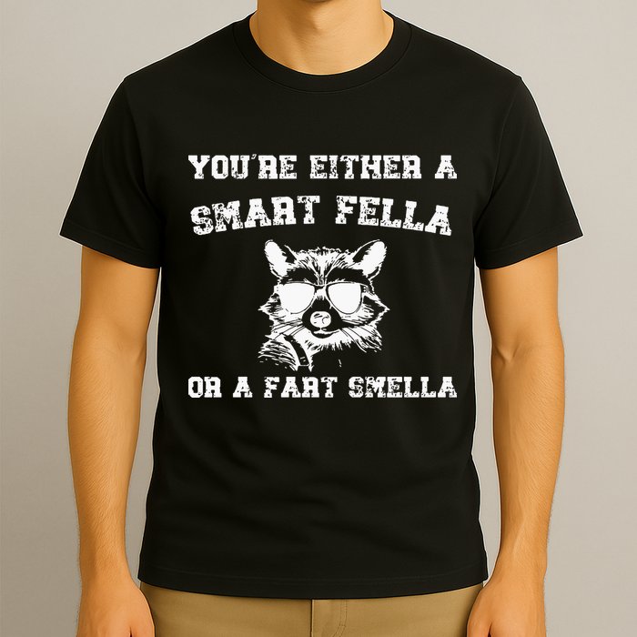 Are You A Smart Fella Or Fart Smella Retro Cartoon T-Shirt