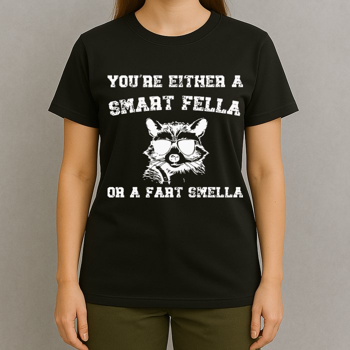 Are You A Smart Fella Or Fart Smella Retro Cartoon T-Shirt